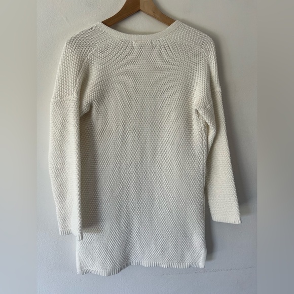 Marine Layer Catalina Open Front Knit Cardigan In Milk Size XS - Picture 10 of 11